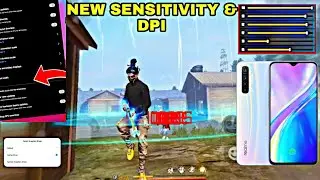 Realme 6 Free fire Sensitivity | ⚙️Custum Hud+Dpi📲 | All New Secret Settings In This Video