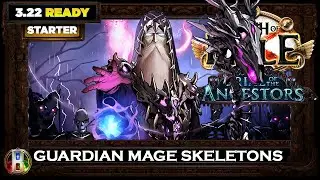 [PoE 3.22] MAGE SKELETONS GUARDIAN - PATH OF EXILE - TRIAL OF THE ANCESTORS POE BUILDS REVIEW