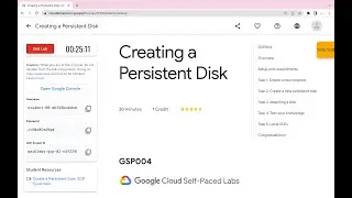 Creating a Persistent Disk || 