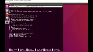 instalar y configurar DHCP en ubuntu 1604 (bien explicado)