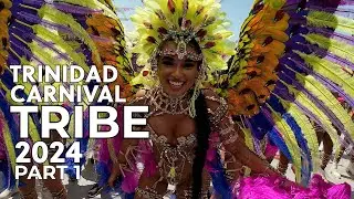 Trinidad Carnival 2024 - TRIBE Carnival crossing Socadrome Stage Part 1 (of 2) [LIVE HD]