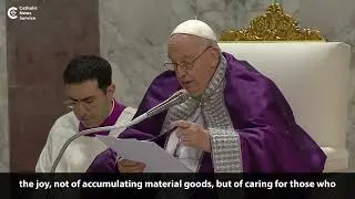 Pope Francis celebrates Ash Wednesday
