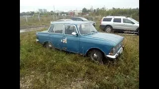 Москвич-412 / АЗЛК / Реставрация / Разбор / Моторный отсек, салон