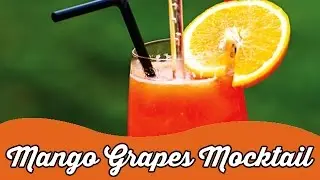 Mango Grapes Mocktail | Tasty Summer Drinks