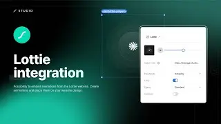 Create your site using Lottie animations