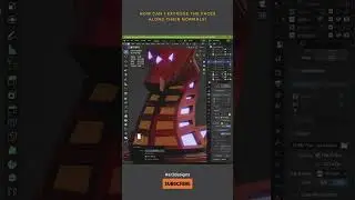 Blender Tip Scale Along Normals | AR3Designs Daily Blender 3D Tips