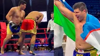 ХУСАНХОН БАРАТОВ ЖАХОН ЕВРОПА ЧЕМПИОНИ НОКАУТГА УЧРАТДИ / WAKO KIKBOKSINS
