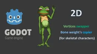 How to copy and migrate the rigging from one body part to another in Skeleton 2D on Godot Engine 4x