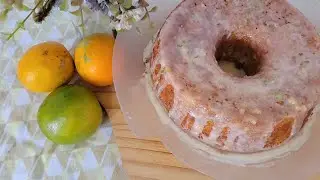 Bolo de Laranja| Fofinho e molhadinho| Com Calda de açúcar