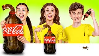 Большая, Средняя и Маленькая еда | Челлендж от Olala