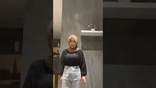 tiktok jilbab baju hitam🔥