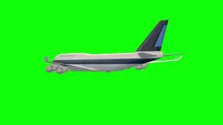 Airplane / Aircraft Green Screen Chroma Key