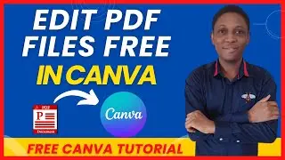 How to Edit PDF Files in Canva for Free