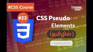 #23   CSS Pseudo Elements - (Tamil) (Tutorial) | CSS3 Course