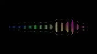 Digital waveform equalizer spectrum audio background Free Video