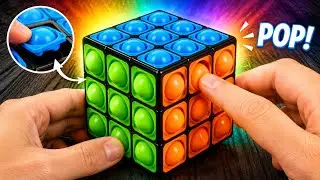 I made a SATISFYING POP IT Rubik’s Cube…