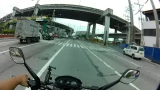 Ang linis ng daan dito sa expressway cavitex, Dominar 400ug
