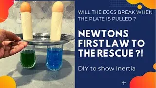DIY to see Newton's First Law in action ! || Law of Inertia  #ScienceWithSana #diy #stem