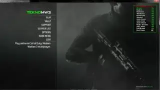 Mod menu cod mw3 Teknomw3 only (PC)