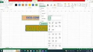 WordArt in Excel | how to insert word art in excel sheet | How to use Wordart Excel | 