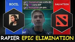 71 MINUTE RAPIER EPIC ELIMINATION - Bocil vs Salvation Gaming Elite League SEA OQ 1 Dota 2
