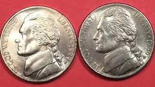 US 1999 Nickel Collection - United States 5 Cents Coins