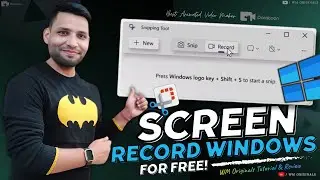 How to Record Screen on Windows 11 for FREE (2024) Record Windows 11 Screen!