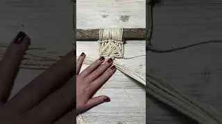 Макраме - декоративный ромб
