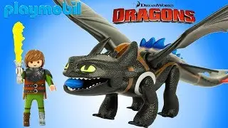 Playmobil How to Train your Dragon Hiccup Toothless 9246 Toy Review