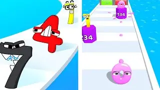 Merge Number Run - Make Merge Number Gun Run - All Levels iOS Android GamePlay #2