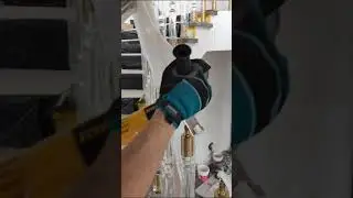 Как резать поручень  из акрила, установка