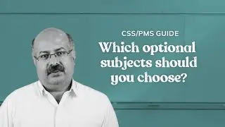 Scoring and common optional subjects for PMS/CSS aspirants.