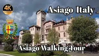 Asiago Veneto italy Walking Tour 4k HDR 60