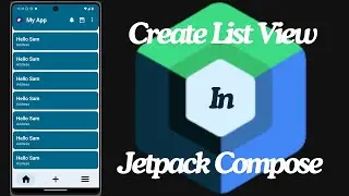 Create List View in Jetpack Compose. #kotlin #jetpackcompose