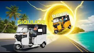 Tuk Tuk Riding Across the Island of BOHOL to SIQUIJOR for 3 days and 2 nights Full Story. | Bajaj