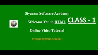 #1 - Introduction of HTML Tutorial