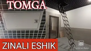 TOMGA (CHERDAK) GA  LYUK ESHIK O'RNATISH
