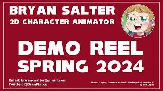 Bryan Salter: Animation Demo Reel (Spring 2024)