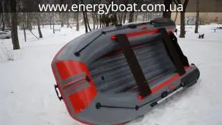 Лодка Energy Neo-350 с днищем нднд.  REDLINE