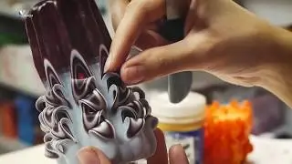 Carved candles 