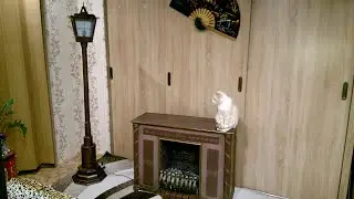 Фонарь-торшер из картона.DIY . Lamp made of cardboard