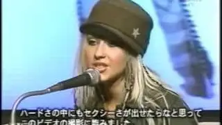 Christina Aguilera Japan Press Conference 2002