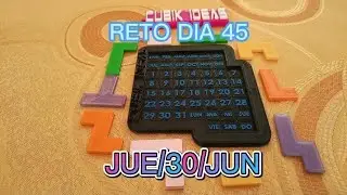 ACABANDO EL MES DE JUNIO✅ - DIFÍCIL PERO NO IMPOSIBLE - - RETO DÍA 45 (PUZZLE IMPRESO EN 3D)