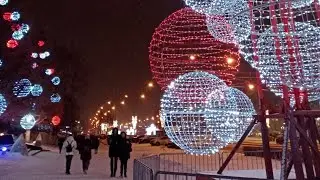 Новогодняя Пермь.. Как украсили Город к Встрече 2022 г.