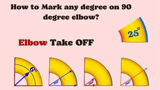 How to Cut Any Degree Elbow from a 90-Degree Elbow: Elbow Take-Off Made Easy!