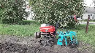 Копаем картошку мотоблоком Ока!