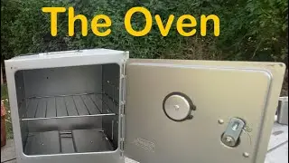 The oven we use for baking when we camp in our Scamp