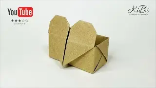 Paper Origami Heart box for your favorite little things | DIY Paper Crafts Ideas