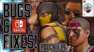 Mortal Kombat 1 On Switch - BUGS and FIXES in Patch 1.14