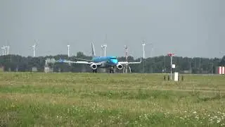 Nice landing from Embraer 190 - KLM